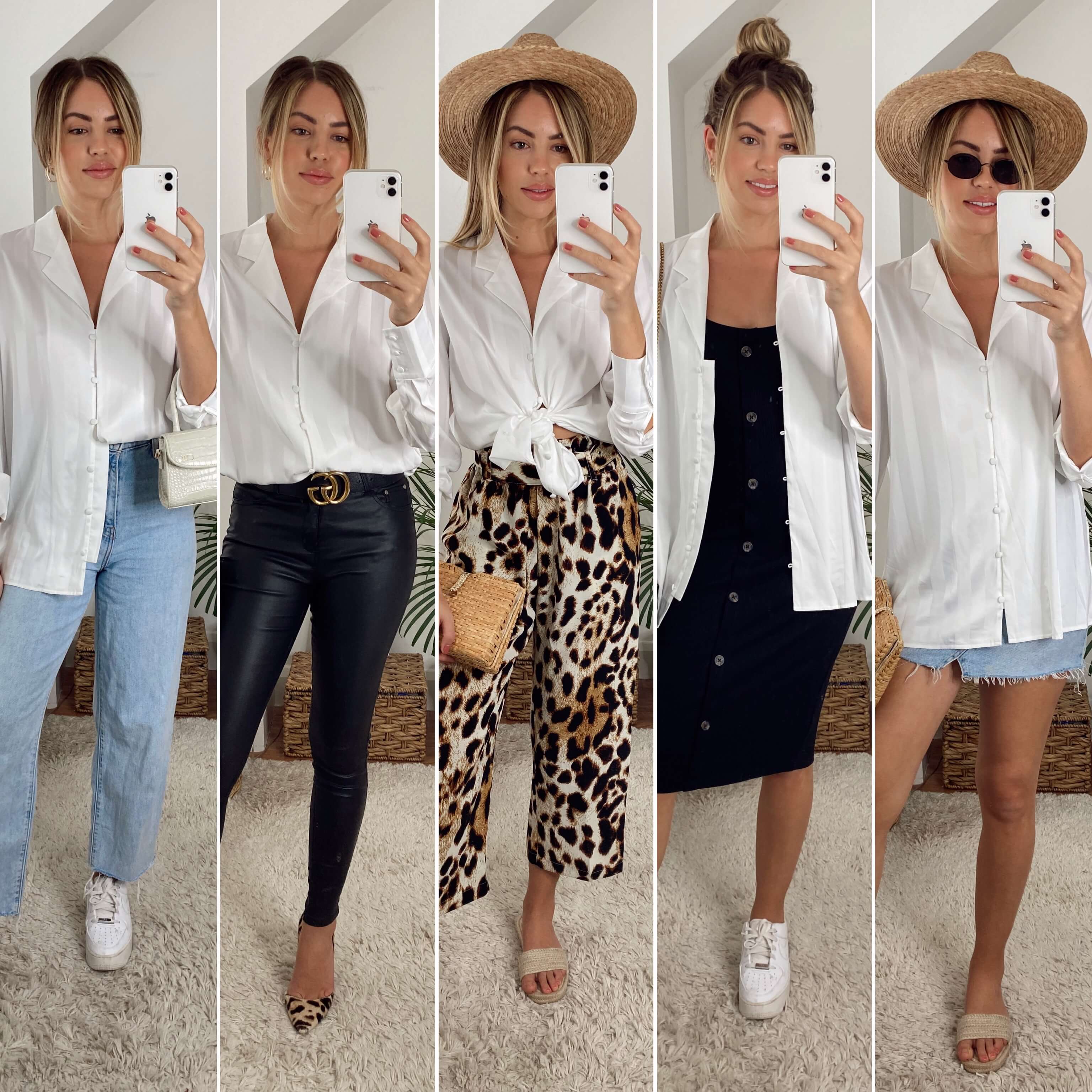 5 Ways To Wear Your White Shirt